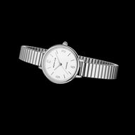 Foto de Reloj esfera sunray eslabones con numerales plateado