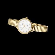 Foto de Reloj eslabones con numerales dorado